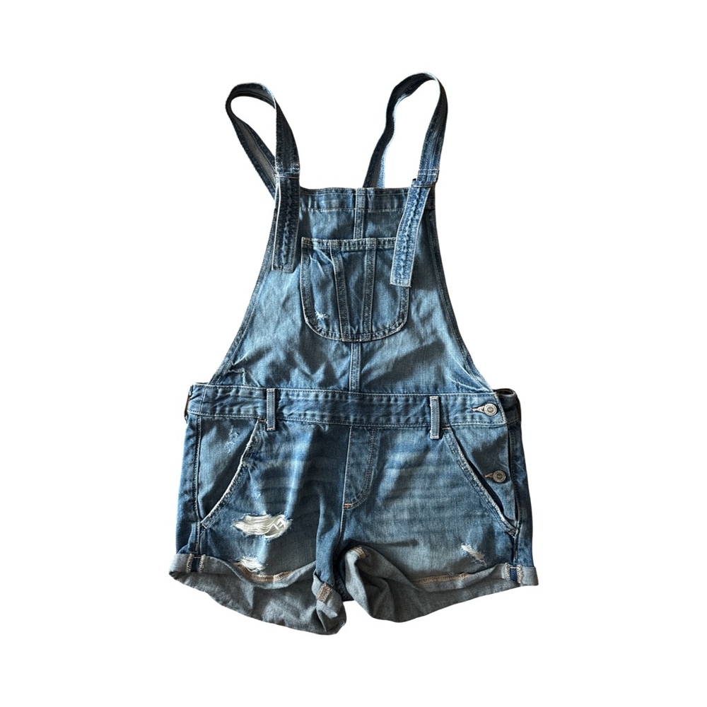 Hollister Overall Shorts Denim - size M